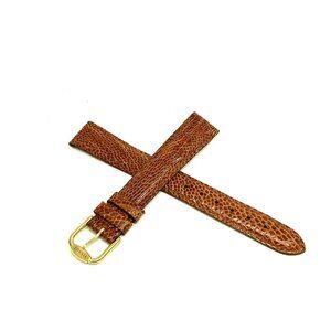 Tissot Women's Watch Swiss Replacement Band Brown Leather 14mm Lug Strap Buckle
